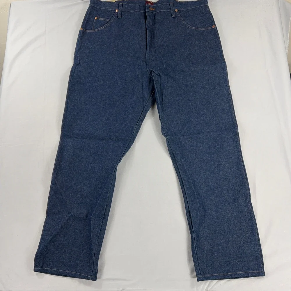 Wrangler Relaxed Fit Jeans 31MWZDN Dark Wash‎ Denim Mens 42x32 NWT